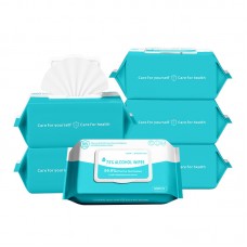 StarStrm 75% Alcohol Hand Sanitizing Wipes (6-80ct Packs)- Travel, Home, Classroom, Camping
