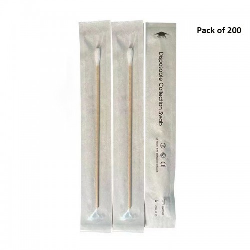 StarStrm Wooden Medical Cotton Tip Applicator Swabsticks with Shaft and Soft Swabs(6 inches,Pack of 200)
